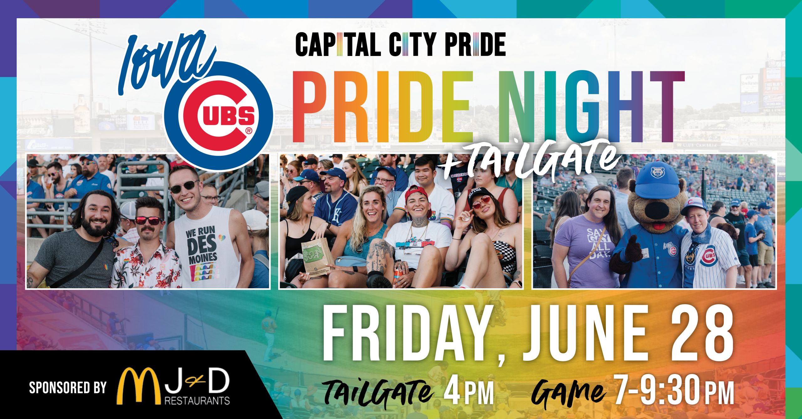 iCubs Pride Night & Tailgate - Capital City Pride